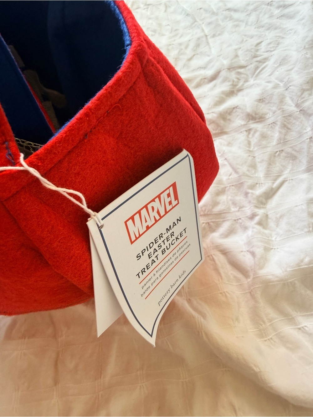 (NWT) Pottery Barn Kids Spider-Man Trick-or-Treat Bag! - Picture 2 of 3
